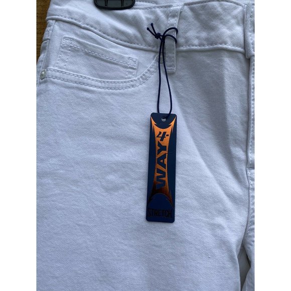 NWT Nordstrom Seven7 White Denim Capri Skinny Jean - Picture 2 of 4